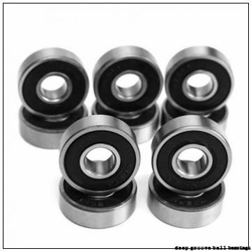 12 mm x 28 mm x 8 mm  NSK 6001 deep groove ball bearings